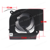 Laptop GPU Cooling Fan for Acer Nitro 5 AN515-58 AN517-55 AN515-46 N22C1 Predator Helios 300 PH317-55 PH315-55 PH317-56 DFSCL12E16486M FPDH EG75091S1-C080-S9A 12V 4pin ( SKU.81429 )
