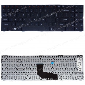 Laptop Keyboard for Hasee K580C K580P K580S K580N K620C K660D QTJ504 QTJ505 QTJ506 QTJ507 QTC6 AETWC700010 MP-09R63SU-920 US Βlack ( SKU.41170US )