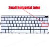 Laptop Keyboard for Dell XPS 13 9300 0T0HDM T0HDM GT8XM 0GT8XM 979W4 00Y78C 0Y78C P8V06 0P8V06 Y75C4 6JC7G 06JC7G US No Frame Backlight White ( SKU.41171US )