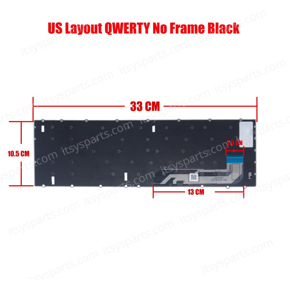 Laptop Keyboard for ASUS Chromebook Flip C536 C536E C536EA C536EA-BI3T3 C536FA US No Frame Black ( SKU.41175US )