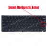 Laptop Keyboard for Xiaomi Mi NoteBook Horizon Edition 14 XMA1904 XMA1904-AF 9Z.NH2SW.101 MK10000078761 US Nο Frame Βlack ( SKU.41176US )