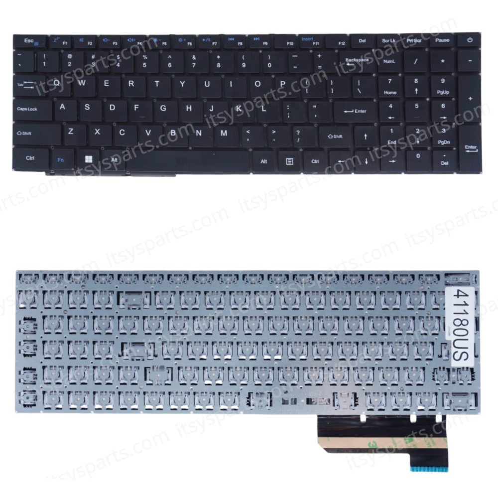 Laptop Keyboard for Gateway GWTN156-4 GWTN156-5 GWTN156-5BL X315L EU15VR US No Frame Black ( SKU.41180US )