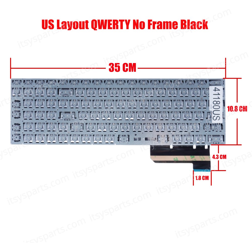 Laptop Keyboard for Gateway GWTN156-4 GWTN156-5 GWTN156-5BL X315L EU15VR US No Frame Black ( SKU.41180US )