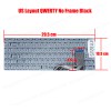 Laptop Keyboard for NP14G 6319C MIR-PR094-US-B-1 US No Frame Black ( SKU.41182US )
