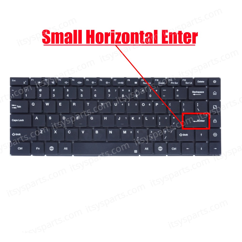 Laptop Keyboard for NP14G 6319C MIR-PR094-US-B-1 US No Frame Black ( SKU.41182US )