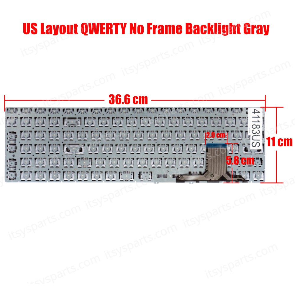 Laptop Keyboard for Exo Smart XQ3C K15CHR Shanzhai X317J MB3661007 YXT-NB93-138 NB93-138 PRIDE-K3954 F0041-004 MB3661004 US No Frame Βlack ( SKU.41183US )