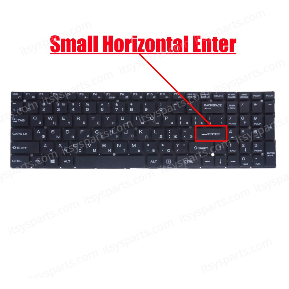 Laptop Keyboard for ENZ K36 X36 DK348H-B 343480020 YX-5111 RU No Frame Black ( SKU.41184RU )