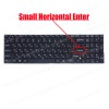 Laptop Keyboard for ENZ K36 X36 DK348H-B 343480020 YX-5111 RU No Frame Black ( SKU.41184RU )