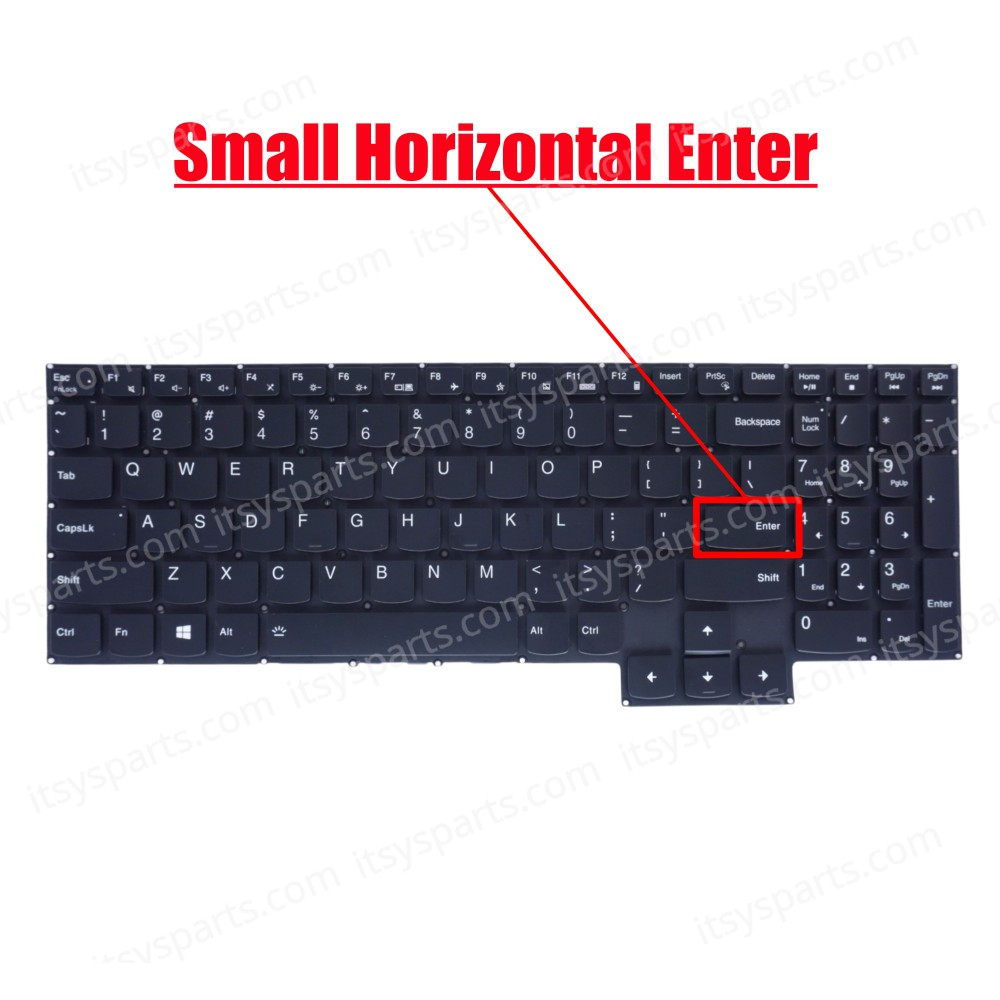 Laptop Keyboard for Lenovo IdeaPad Gaming 3-15IHU6 82K1 3-15ACH6 82K2 5CB1D04601 5CB1D04603 5CB1D66737 US No Frame RGB Backlight Black ( SKU.41187USRGBBL )