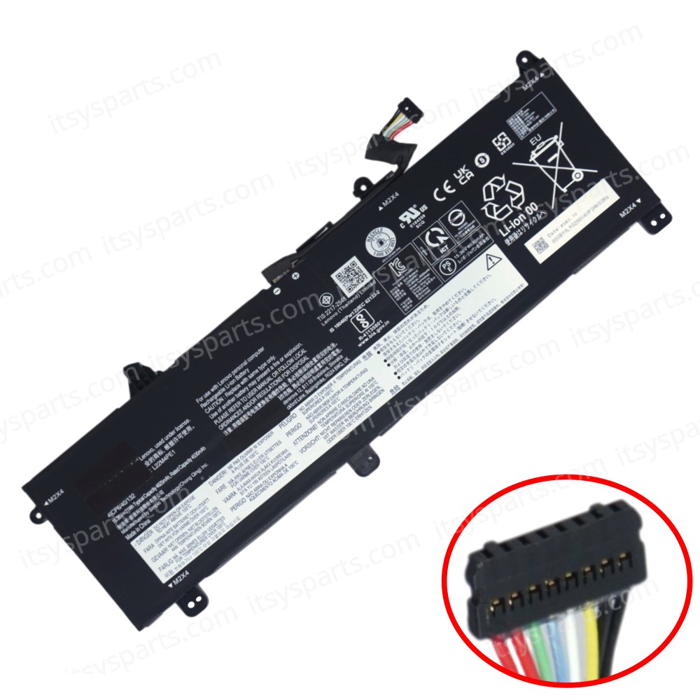 Laptop Battery for Lenovo ThinkBook 16 G6 IRL 16 G6 ABP 16 G7 IML L22M4PE1 L22D4PE1 L22C4PE1 5B11L93201 5B11N47479 15.36V 71Wh 4625mAh with cable 8pins ( SKU.1-BAT0847 )