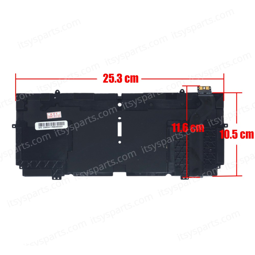 Laptop Battery for Dell XPS 13 7390 2-in-1 P103G P103G001 P103G002 052TWH XX3T7 0XX3T7 MM6M8 0MM6M8 52TWH NN6M8 7.6V 51Wh 6375mAh with cable ( SKU.1-BAT0852 )