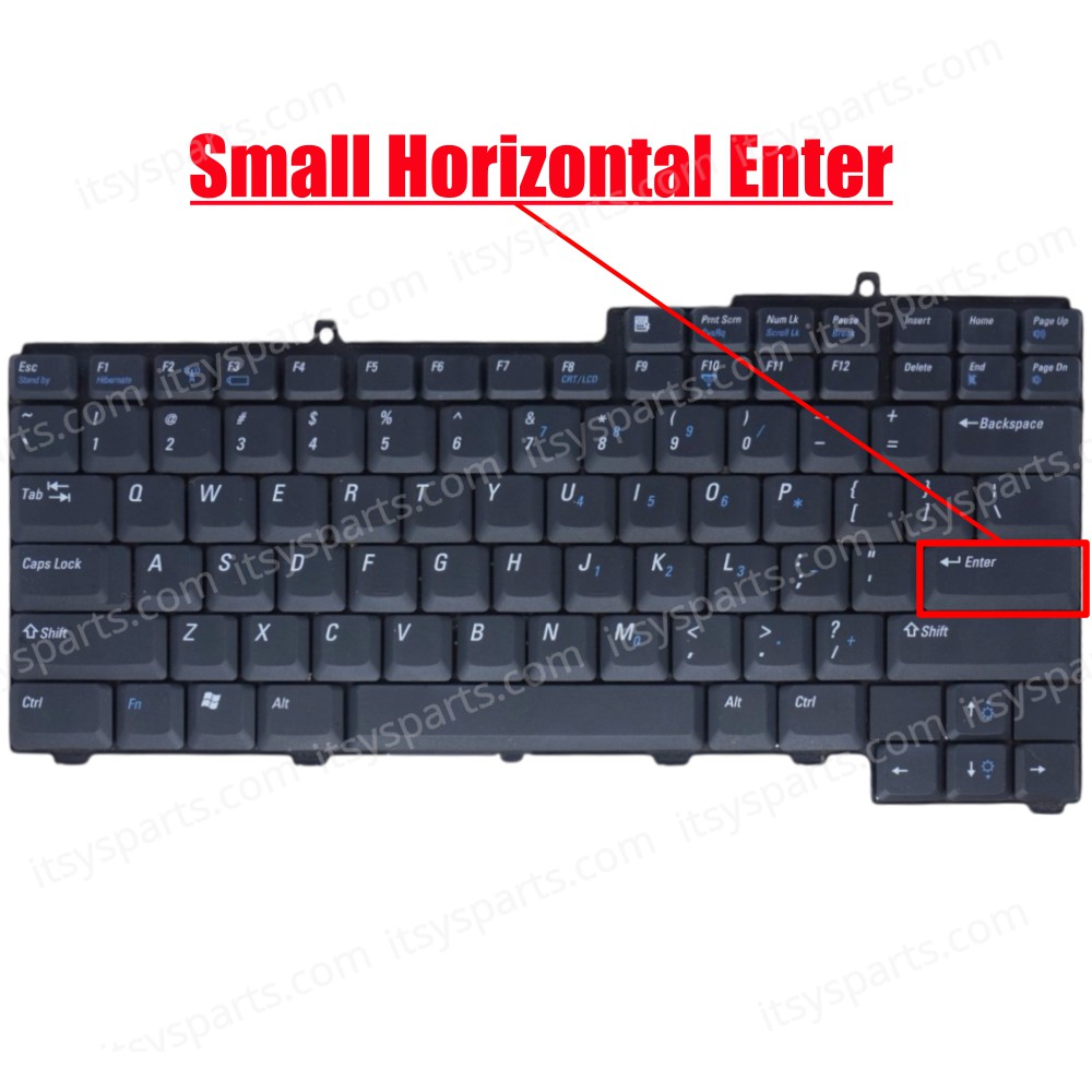 Laptop Keyboard for Dell Inspiron 630M 640M 6400 9400 E1405 E1505 E1705 1501 NC929 0NC929 0CG055 A245 NSK-D5A0R US Black ( SKU.41194US )