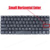 Laptop Keyboard for Lenovo IdeaPad 730S-13IWL 81JB0007US 81JB0008US 5CB0S72888 5CB0S95082 PD4SXB-US SN20R3897 US No Frame Backlight Gray ( SKU.41210USBL )