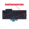 Laptop Keyboard for Asus ROG Zephyrus G14 GA401 GA401I GA401IV GA401Q GA401QM GA401U 90NR03F2-R31 90NR03F3-R31 90NR03F3-R31US0 90NR03F3-R31US1 US No Frame Backlight Black ( SKU.41214USBL )