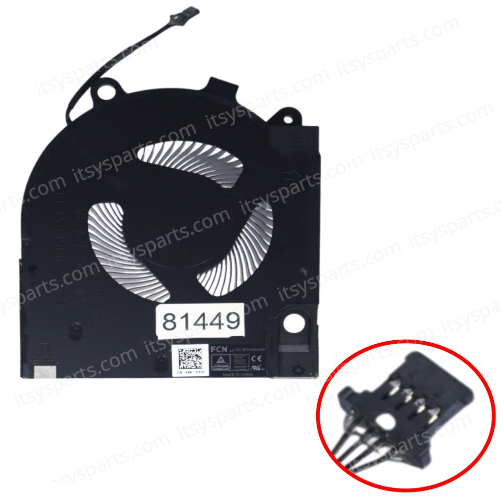 Laptop CPU Cooling Fan for Dell G15 5510 5511 5515 2021 year RTX3060 RTX3050 Series 12V DFSCK22105182Q FN9R 9.6CFM 4pin ( SKU.81449 ) Laptop CPU Cooling Fan for Dell G15 5510 5511 5515 2021 year RTX3060 RTX3050 Series 12V DFSCK22105182Q FN9R 9.6CFM 4pin ( SKU.81449 )
