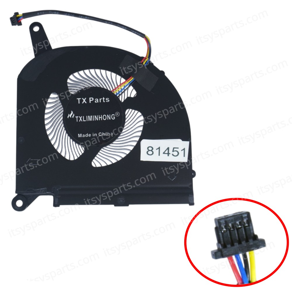 Laptop GPU Cooling Fan for Gigabyte AERO 15 OLED SA 17 HDR XA RP75XA RP77XA RP75XA RP77XA RP77XD PLB07010S12HH FPNP DFSCL12E064867 7MM THICK 4pin ( SKU.81451 )