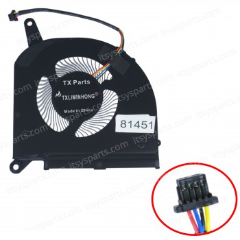 Laptop GPU Cooling Fan for Gigabyte AERO 15 OLED SA 17 HDR XA RP75XA RP77XA RP75XA RP77XA RP77XD PLB07010S12HH FPNP DFSCL12E064867 7MM THICK 4pin ( SKU.81451 )