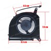 Laptop GPU Cooling Fan for Gigabyte AERO 15 OLED SA 17 HDR XA RP75XA RP77XA RP75XA RP77XA RP77XD PLB07010S12HH FPNP DFSCL12E064867 7MM THICK 4pin ( SKU.81451 )