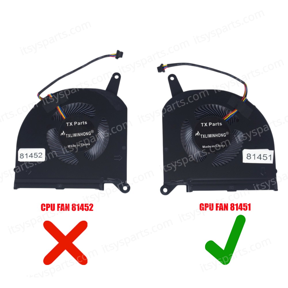 Laptop GPU Cooling Fan for Gigabyte AERO 15 OLED SA 17 HDR XA RP75XA RP77XA RP75XA RP77XA RP77XD PLB07010S12HH FPNP DFSCL12E064867 7MM THICK 4pin ( SKU.81451 )