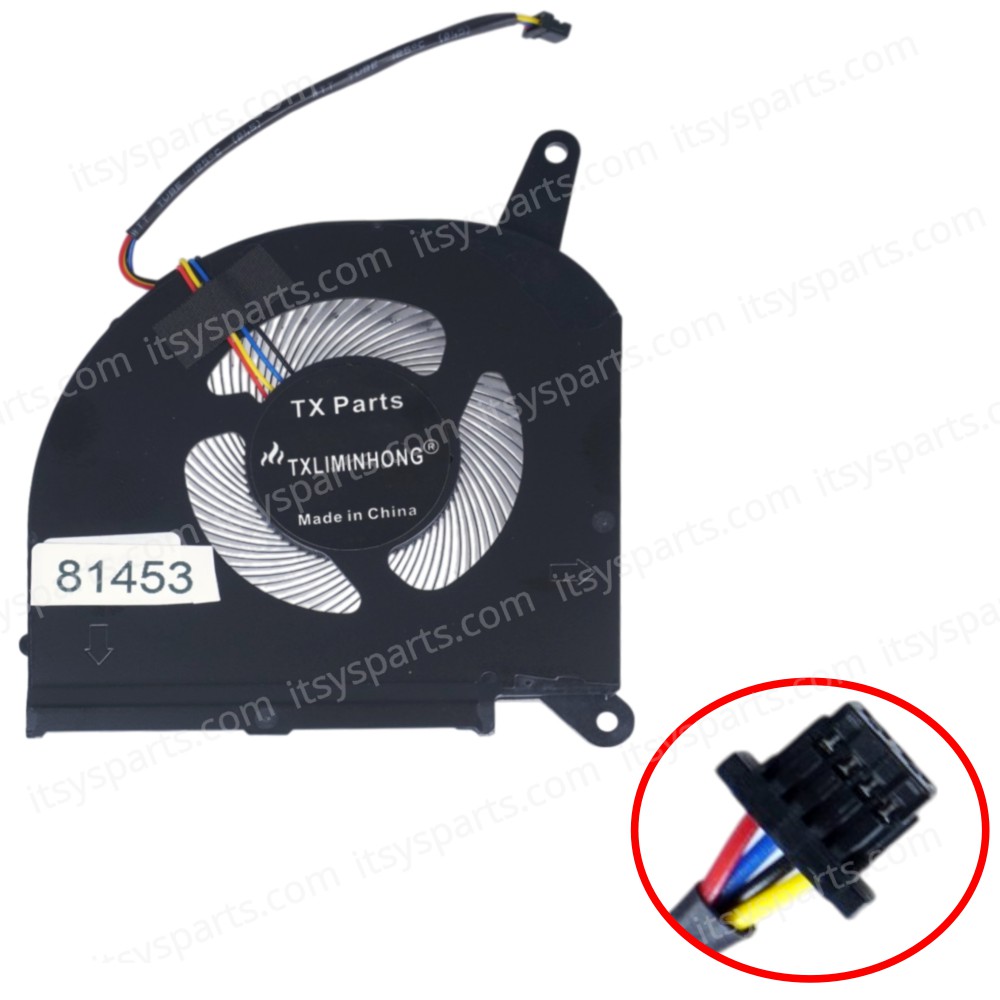 Laptop GPU Cooling Fan for Gigabyte Aorus 15P YD XD KD KC XC RTX30 Series AORUS 15 XE4 5 SE4 Intel 12th Gen DFSCK22D05883Q DFSCM22716392Q 10MM THICK 4pin ( SKU.81454 )