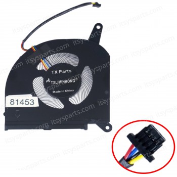 Laptop GPU Cooling Fan for Gigabyte Aorus 15P YD XD KD KC XC RTX30 Series AORUS 15 XE4 5 SE4 Intel 12th Gen DFSCK22D05883Q DFSCM22716392Q 10MM THICK 4pin ( SKU.81454 )