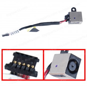 DC Power Jack Socket for Laptop Dell Chromebook 11 3120 P22T from early 2015 DD0ZM8AD000 9F21D 09F21D with cable 7.9cm 5pins ( SKU.31057 )