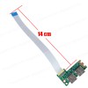 USB Board for Laptop HP Pavilion 14-G 14-R 240 G3 245 G3 246 G3 LS-A996P 757608-001 with cable 14cm ( SKU.1-BRD280 )