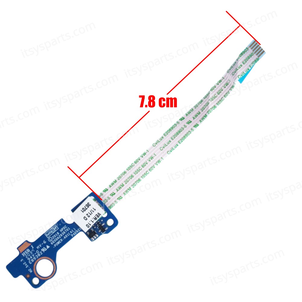 Power Button Board for Laptop HP Probook 640 G4 645 G4 640 G5 6050A2936701 E89382 L09552-001 with cable ( SKU.1-BRD281 ) Power Button Board for Laptop HP Probook 640 G4 645 G4 640 G5 6050A2936701 E89382 L09552-001 with cable ( SKU.1-BRD281 )