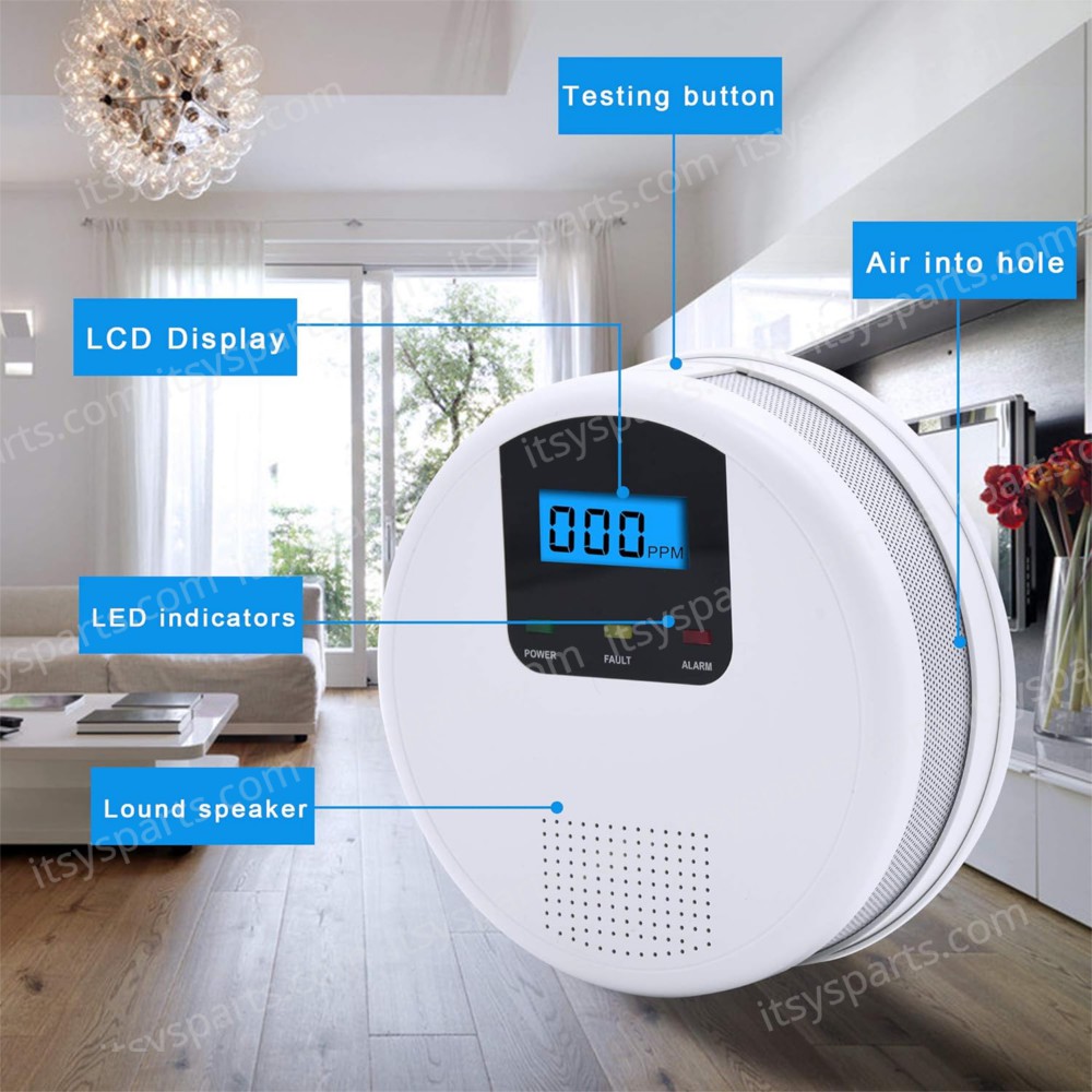 Carbon Monoxide Smoke Detector EN50291 JKD-C622 ( SKU.1-PER0051 )