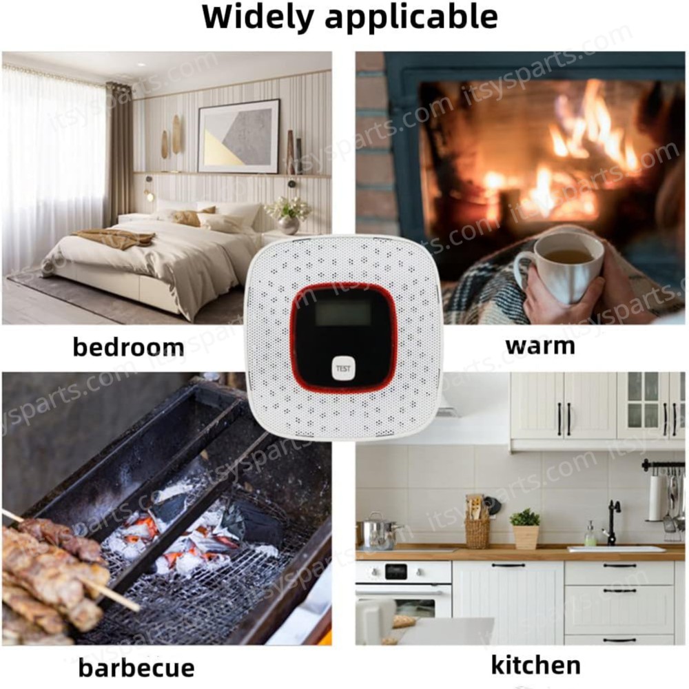 Carbon Monoxide Smoke Detector EN50291 JKD-616 ( SKU.1-PER0052 )