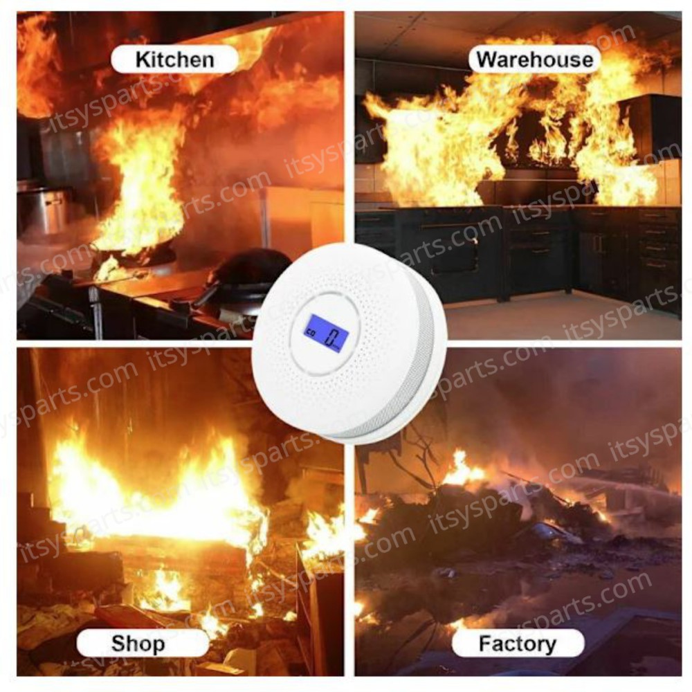 Carbon Monoxide Smoke Detector EN50291 C512 JKD-512COM ( SKU.1-PER0054 )