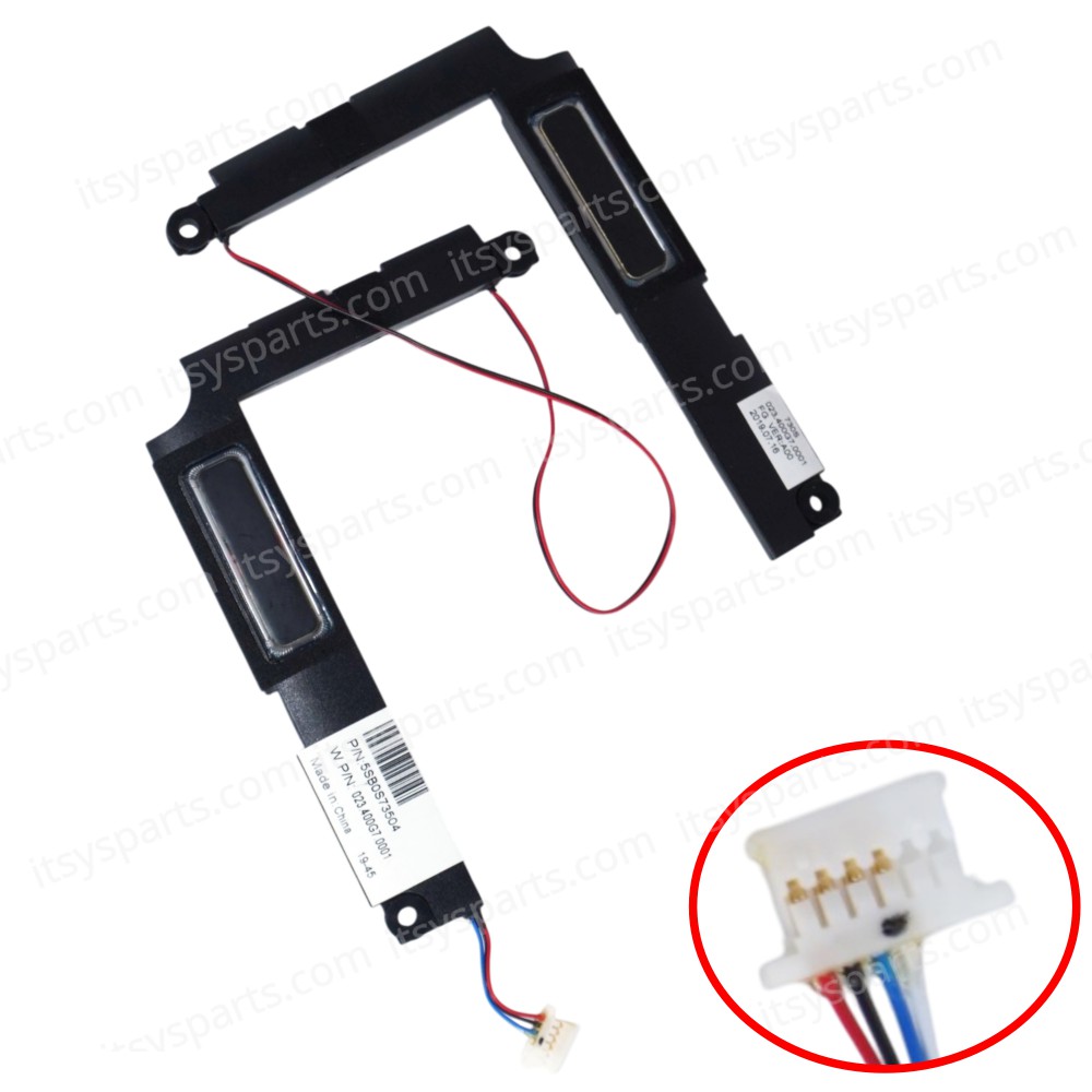 Speaker Set for Laptop Lenovo Yoga 730S-13IWL S730-13IWL 81J0 81J0002RAU 81J0005CAU 81J0007SAU 81J0007TAU 023.400G7.0001 5SB0S73504 Speakers Left+Right ( SKU.1-SPKR193 )