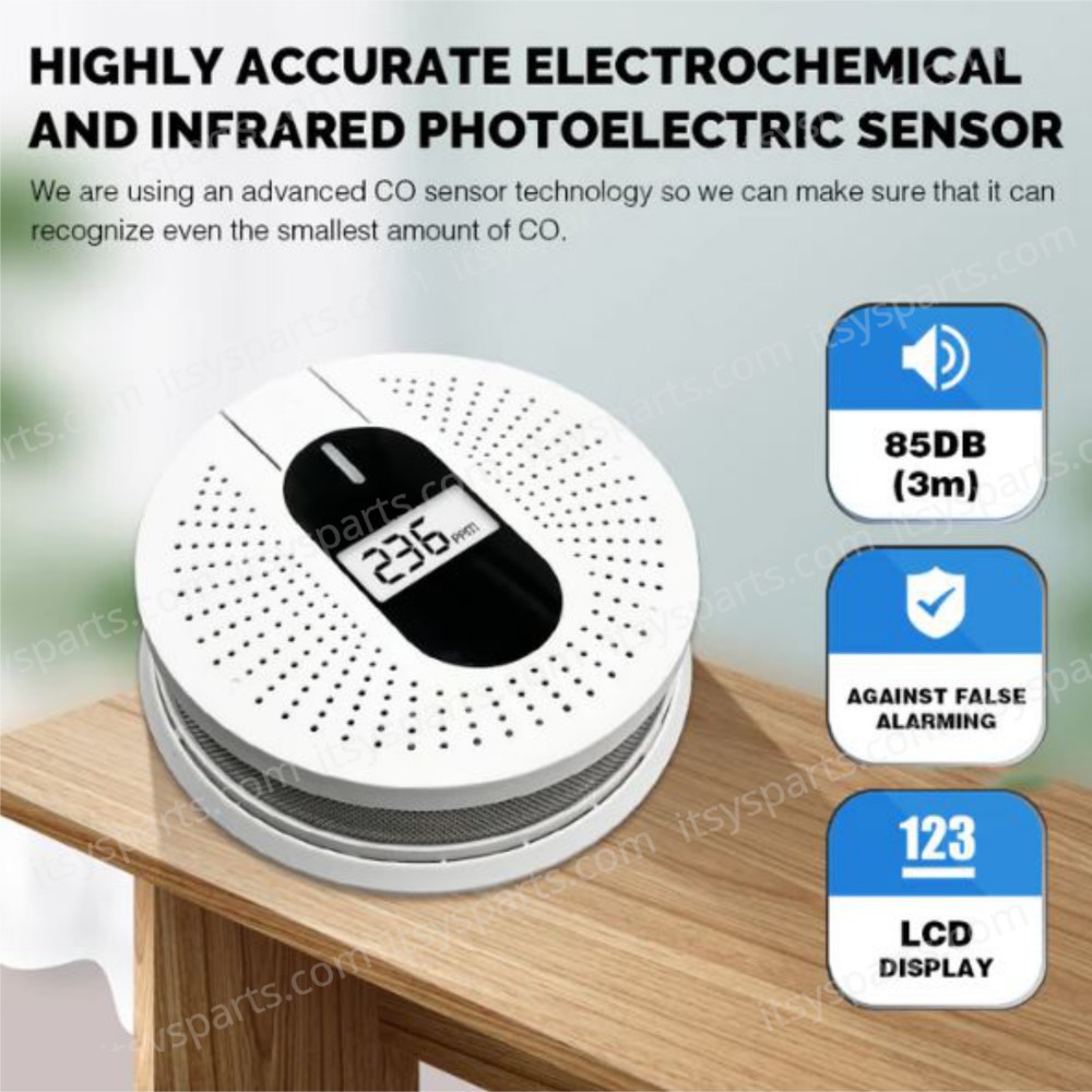 Carbon Monoxide Smoke Detector ‎‎S12_2 ( SKU.1-PER0058 )