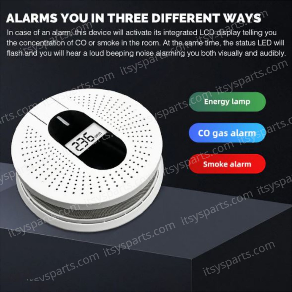 Carbon Monoxide Smoke Detector ‎‎S12_2 ( SKU.1-PER0058 )