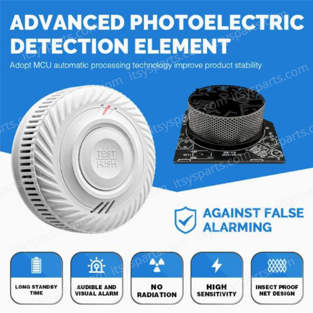 Carbon Monoxide Smoke Detector ‎‎S100B-CR ( SKU.1-PER0059 )