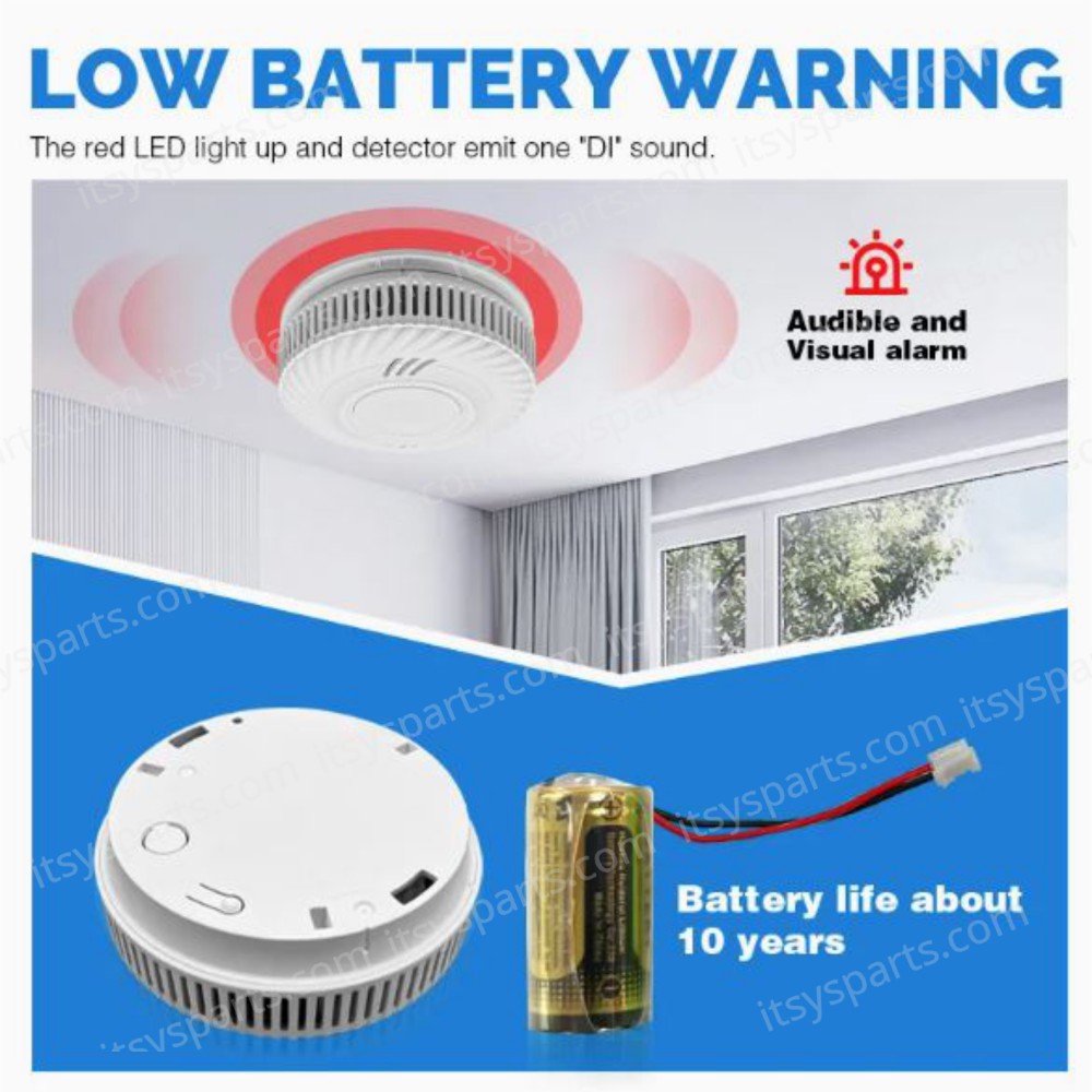 Carbon Monoxide Smoke Detector ‎‎S100B-CR ( SKU.1-PER0059 )