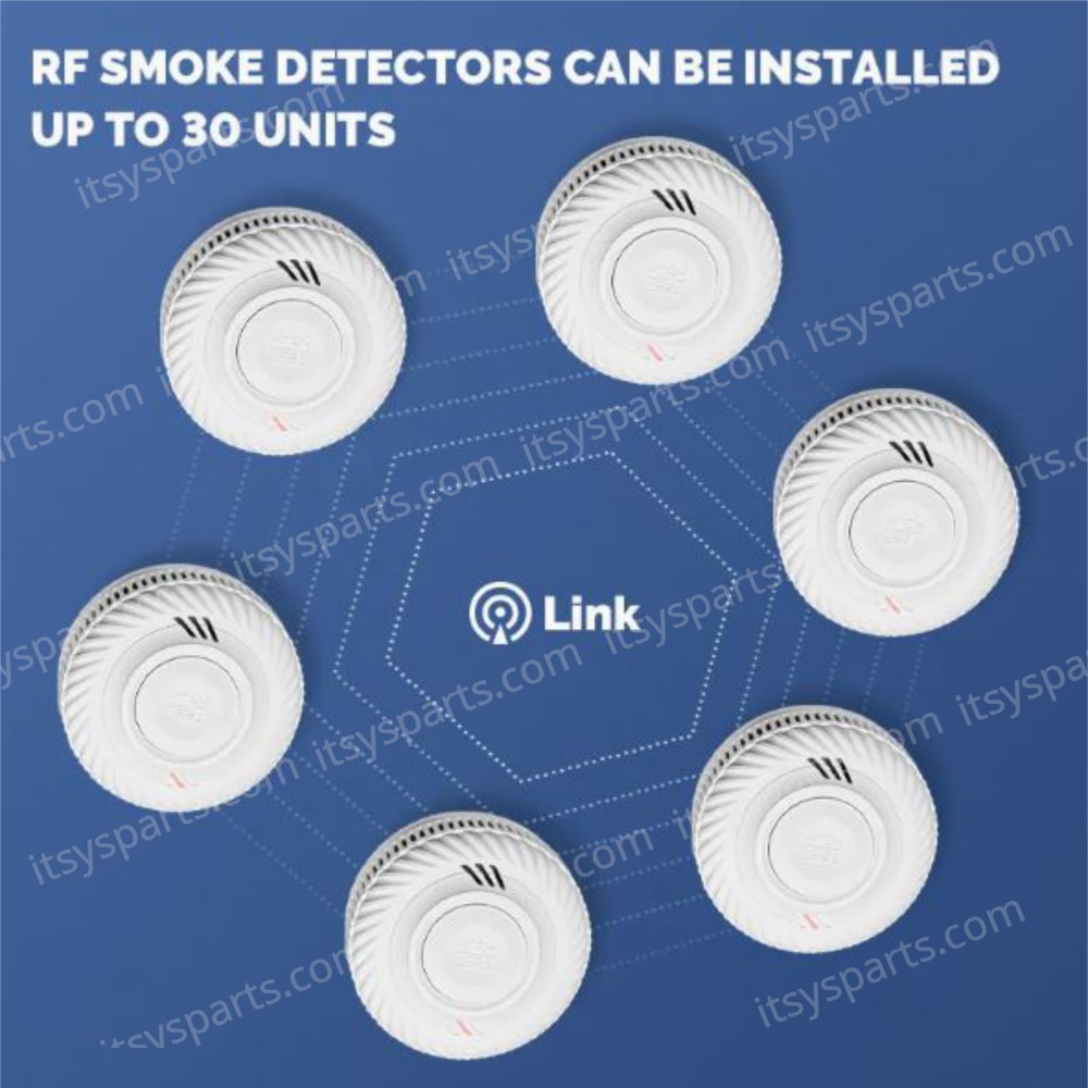 WiFi Carbon Monoxide Smoke Detector S100B-CR-W ( SKU.1-PER0060 )