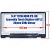 Laptop Screen monitor for Asus Zenbook Flip UX461 UX461U UX461UA UX461F UX461FA MB140CS01-4 Assembly Touch Digitizer 14.0'' 1920x1080 FHD IPS LED 45% NTSC eDP1.2 30pins 60Hz Glossy ( SKU.1-SCR0587 ) Laptop Screen monitor for Asus Zenbook Flip UX461 UX461U UX461UA UX461F UX461FA MB140CS01-4 Assembly Touch Digitizer 14.0'' 1920x1080 FHD IPS LED 45% NTSC eDP1.2 30pins 60Hz Glossy ( SKU.1-SCR0587 )