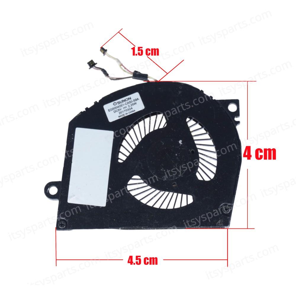 Laptop GPU Cooling Fan for HP Spectre 13-AF 13-af001nv 13-af000nv 13-af012dx 13-af051nr 13-af501tu TPN-C132 941827-001 941828-001 EG50040S1-CA50-S9A EG50040S1-CA90-S9A Left Fan 2+2pin ( SKU.81465 ) Laptop GPU Cooling Fan for HP Spectre 13-AF 13-af001nv 13-af000nv 13-af012dx 13-af051nr 13-af501tu TPN-C132 941827-001 941828-001 EG50040S1-CA50-S9A EG50040S1-CA90-S9A Left Fan 2+2pin ( SKU.81465 )