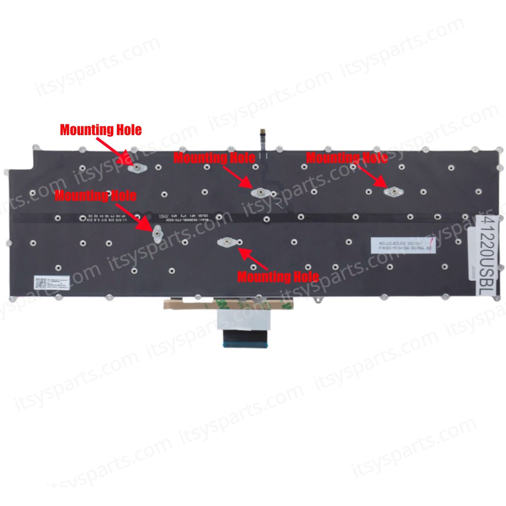 Laptop Keyboard for LG Gram 17Z90N 17Z90N-V 17Z90N-N 17U70P 17U70P-P 17UD70P SN3890BL US No Frame Backlight Black ( SKU.41220USBL )