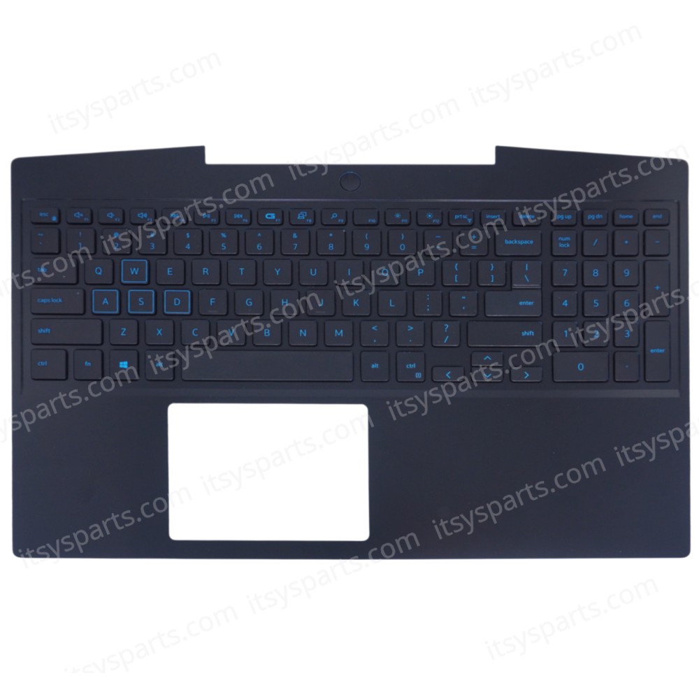 Laptop Keyboard Palmrest for Dell G Series G3 15 3590 WXK1J 0WXK1J D6D4C 460.0H703.0022 460.0H703.0002 Black ( SKU.41221USPALM )