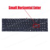 Laptop Keyboard for MSI Stealth Pro GS63 GS63VR 6RF 7RF Raider GE63 GE63VR GE73 GE73VR 6RF16H22 6RFAC16H22 MS-16K2 US No Frame RGB Backlight Βlack ( SKU.41177USBL )