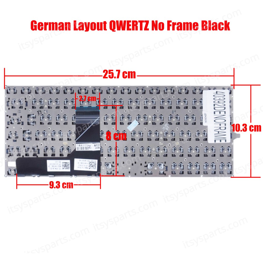 German Laptop Keyboard for Dell Inspiron 11 3000 3147 3148 3152 3153 3157 3158 V144725AS1 V144725AK1 490.00K07.0S1D 0F4R5H DE No Frame Black ( SKU.40392DENOFRAME ) German Laptop Keyboard for Dell Inspiron 11 3000 3147 3148 3152 3153 3157 3158 V144725AS1 V144725AK1 490.00K07.0S1D 0F4R5H DE No Frame Black ( SKU.40392DENOFRAME )