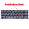 Laptop Keyboard for Lenovo IdeaPad Slim 3-15IAN8 82XB 3-15IRU8 82X7 5CB1L45593 5CB1L45902 US No Frame Backlight Gray ( SKU.41223USBL )