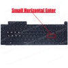 Laptop Keyboard for Asus ROG Strix SCAR 18 G814 G814J G814JI G814JU G814JVR 6037B0245230 OKNR0-691GUI00 V221026BS1 V221026B3 US No Frame Backlight Black ( SKU.41224USBL )
