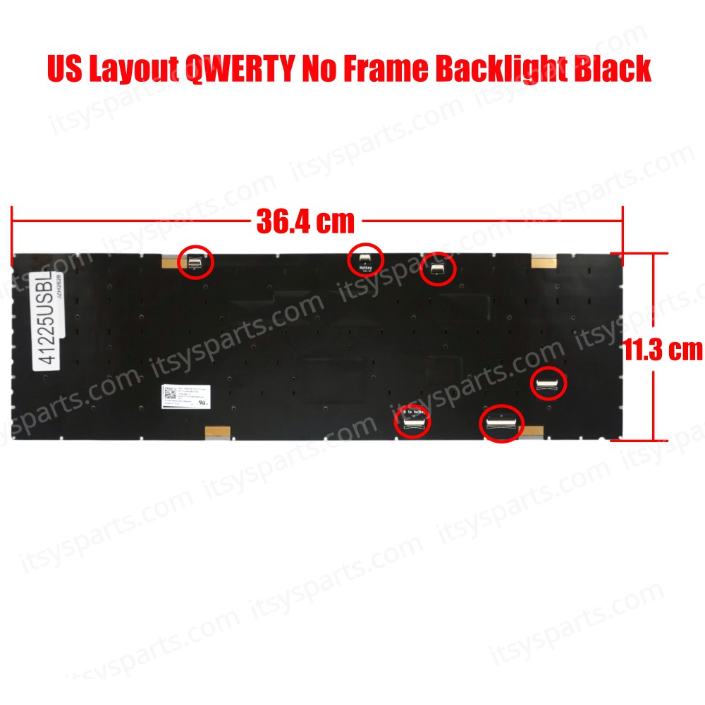 Laptop Keyboard for Asus ROG Strix Scar 17 G733Z G733Q G733QR G733ZW G733CW G733CX G733ZS 2021 Year 0KNR0-E630U100 6037B0213730 US No Frame RGB Backlight Black ( SKU.41225USBL )