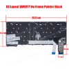 Laptop Keyboard for Lenovo ThinkPad X13 Gen 2 20WK 20WL 20XH 20XJ 5N21A21919 SN21A21296 5N21A21734 CS21SNBL-83US LI23044NEL-US US Pointer Black ( SKU.41226USPOINTER )