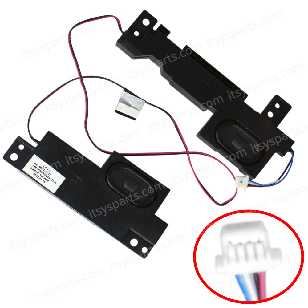 Speaker Set for Laptop Lenovo ThinkPad L13 20R3 20R4 Yoga 20R5 20R6 L13 Gen 2 20VH 20VJ 20VL 20VK 21AB 21AC 21AD 21AE 5SB0S73509 023.400IZ.0001 023.400IZ.0021 Speakers Left+Right ( SKU.1-SPKR236 )