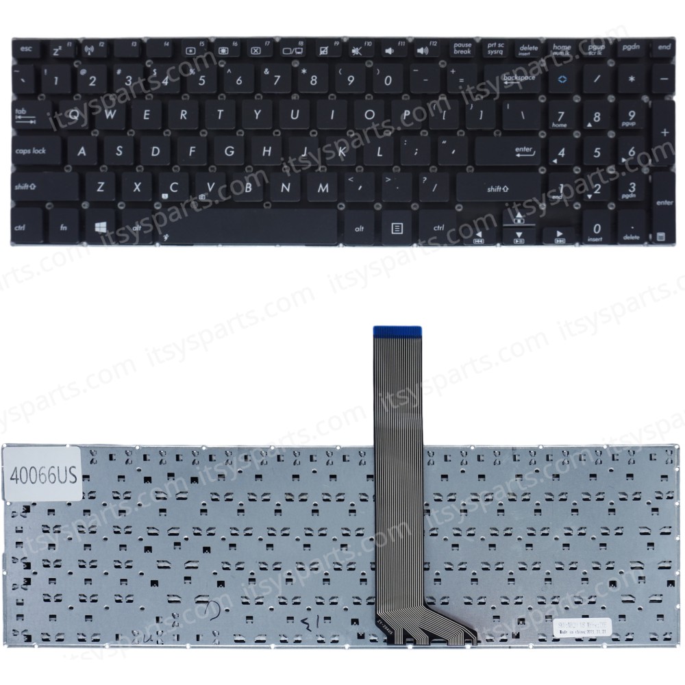 Laptop Keyboard for A551L A551LN R553 R553LN S551L K551L K551LA V551L US No Frame Βlack ( SKU.40066US ) Laptop Keyboard for A551L A551LN R553 R553LN S551L K551L K551LA V551L US No Frame Βlack ( SKU.40066US )