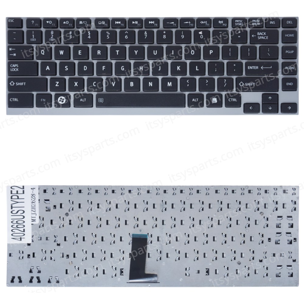 Laptop Keyboard for Toshiba Satellite Portege Z830 Z830-104 Z830-10K Z830-10T Z830-11X Z835 U800 U800W U835 U840 U845 U845-S404 Z830-BT8300 Z830-S8301 Z835-P370 US Gray ( SKU.40266USTYPE2 )